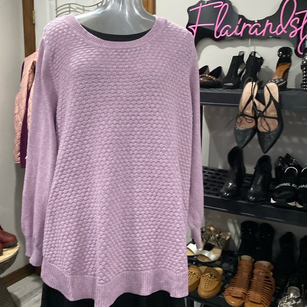 - In Every Story - 100% cotton - Lilac Sweater - Picture 2 of 6